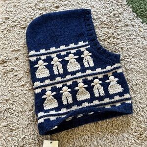Sea New York Wool Knit Balaclava (NWT) navy and white woman’s style